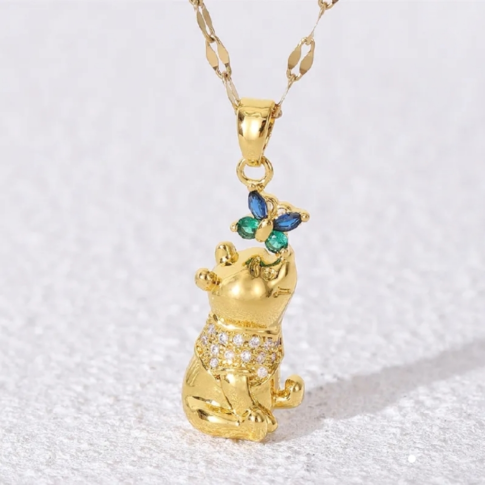 Disney Winnie the Pooh Inspired Necklace